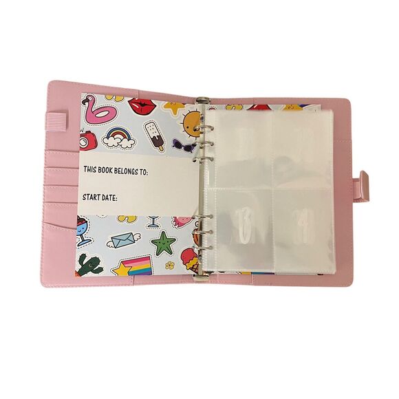 100 Envelope Challenge Binder Save $5050-Couples Goals 100 Day Savings Challenge - Picture 3 of 8